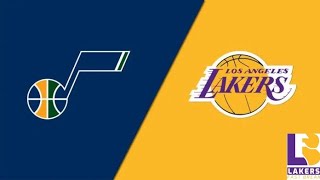 LakersJazz LIVE Scoreboard And Chat From Playbacktvlakersfastbreak [upl. by Vonni219]