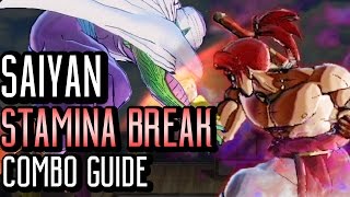 Saiyan STAMINA BREAK Combo GUIDE How to Stamina Break Dragon Ball Xenoverse 2 [upl. by Daenis]