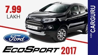 2017 Ford ECOSPORT CARGURU हिन्दी में Engine Price Top Speed Interior all details [upl. by Rratsal647]