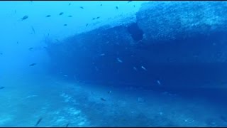 Immersione 30 metri Relitto EGLE Villasimius  Yi 4K Scuba Diving Mediterranean Sea Wreck [upl. by Cavan471]