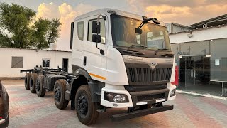 Mahindra Blazo X 42 Tag Axle BS6 Phase2 14 Wheeler Truck Review [upl. by Akinimod293]