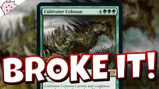 It Took 2 Seconds to Break This Card  Cultivator Colossus  Innistrad Crimson Vow Spoilers  MTG [upl. by Eelytsirk]