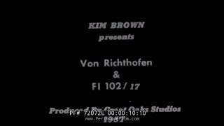 RED BARON MANFRED VON RICHTHOFEN SILENT NEWSREEL FOOTAGE WWI 72072E [upl. by Annahc816]