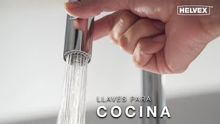 ¿Conoces las llaves para cocina de Helvex [upl. by Eedrahc]