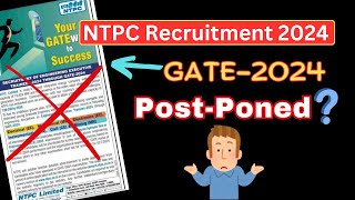 Will NTPC Recruit EET through GATE 2024 [upl. by Ellekcim730]