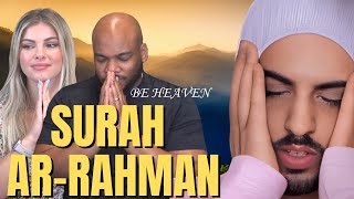 Surah ArRahman Be Heaven  CHRISTIAN COUPLE REACTS [upl. by Nylodnarb945]