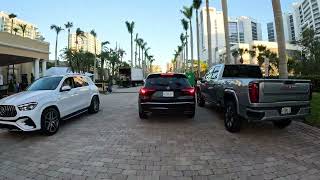 The Snowbirds Returned To Sarasota Florida Friday Evening Drive Thru Downtown Area 4K [upl. by Quinby]