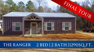 Barndominium Tour  2 BR  2 BA 1290 sq ft The Ranger [upl. by Palocz983]