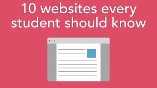 10 websites every student should know [upl. by Maia654]