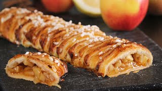 Apple Tart Puff Pastry  Quick and Easy Dessert  How Tasty Channel [upl. by Treblihp]