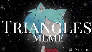 Triangles meme  Flipaclip  Gachalife read descriptionflash warning [upl. by Berk]