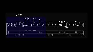 Potholderz by MF DOOM  Tabs and Music Sheet [upl. by Leggett]