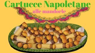 Voglia di un DOLCETTO CARTUCCE NAPOLETANE alla MANDORLA da FARE GUARDATE RICETTA e PROCEDURA [upl. by Audrye214]