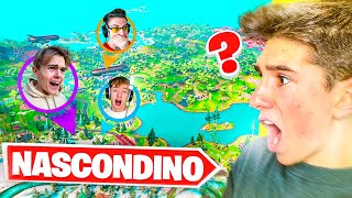 NASCONDINO per tutta LA MAPPA CON 1000 EURO IN PALIO Fortnite ITA [upl. by Shandee]