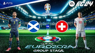 FC 24  Scotland vs Switzerland  UEFA EURO 2024 Group A  PS5™ 4K60 [upl. by Faucher117]