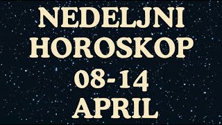 NEDELJNI HOROSKOP 814 APRIL NEDELJA PROMENA [upl. by Haidabez916]