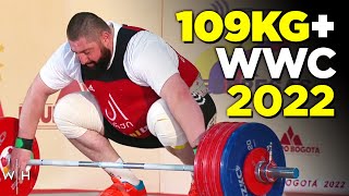 109kg World Weightlifting Championships 22  Lasha vs Gor vs Lalayan [upl. by Wincer]