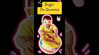 Buggu The drummer🥁 lifewithbuggu funnyvideo shorts ytshorts music dance milestones yt [upl. by Kelcie320]