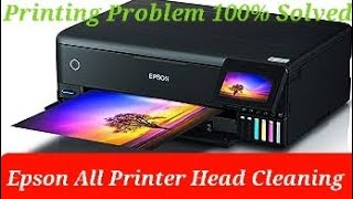 How to epson l805 printer head cleaning  Epson printer head cleaning windows 10📠  review😱 [upl. by Millford804]