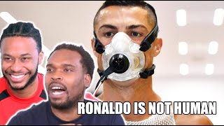 Americans React to Proof Cristiano Ronaldo is NOT Human [upl. by Deni]