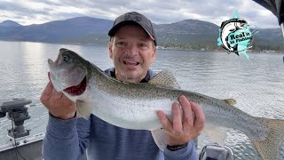 Okanagan lake bc  2023 60 seconds of highlights  Rainbow Trout edition [upl. by Lauryn]