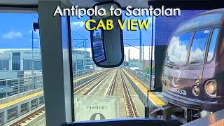 PTERC LRT2 Cabin View Onboard Trainset 9 [upl. by Airdnaed589]