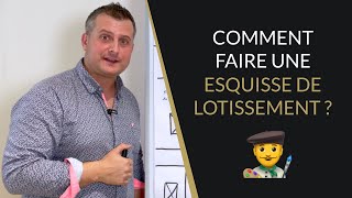 🟢 Comment faire une Esquisse de LOTISSEMENT  Cadastre [upl. by Gaves748]