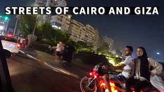 Night Drive Exploring Cairo And Giza On A Saturday Night [upl. by Lodhia575]