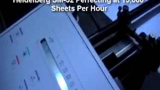 Heidelberg SM52 Perfecting At 15000 Sheets Per Hour [upl. by Hawkie638]