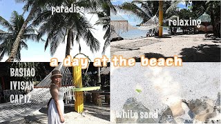 beach vlog  a chill day at the beach  Basiao Ivisan Capiz [upl. by Esidnac]