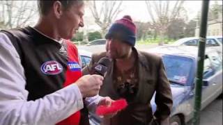 The Footy Show  Street Talk  Bendigo 04082011 [upl. by Asyla]