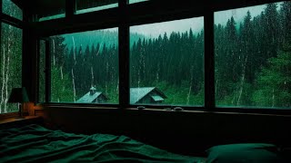 Window Rain amp Thunderstorm  Heavy Rain for Baby Sleep Study Relaxation and Stress ReliefPART 13 [upl. by Muns36]