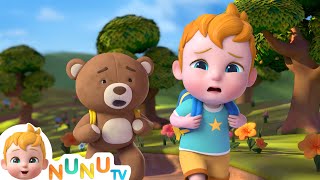 The Bear Went Over the Mountain  Kids Songs amp Nursery Rhymes  NuNu Tv [upl. by Shields]