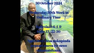 Fr Makamure 30 October 2024Ngatiziveyi Jesu nokupinda nepaari anova iye suwo rakamanikana [upl. by Lj536]