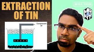 Extraction of Tin from Cassiterite  Froth flotation amp Reduction by carbon [upl. by Ahsienal]