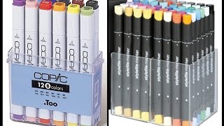 FIRST IMPRESSION Günstig vs Teuer Stylefile Marker vs Copic Marker  Chizakura Art [upl. by Helmer]