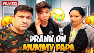 Prank gone wrong on mummy papa😂Tusharsilawat [upl. by Hgielrebmik535]