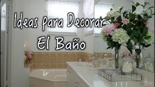 IDEAS PARA DECORAR EL BAÑODECORAR TU BAÑODECORACION DE BAÑOS diy decor bathoroom [upl. by Shantee200]