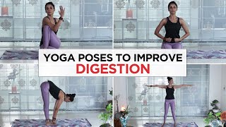 Yoga for Indigestion Bloating Gastric Issues and IBS  Fit Tak [upl. by Elrak]