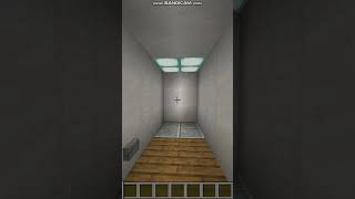 Realistic Elevator  Minecraft Bedrock minecraft redstone shorts [upl. by Dinsdale]