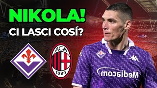 Milenkovic Milan lasci cosí la Fiorentina [upl. by Eak]