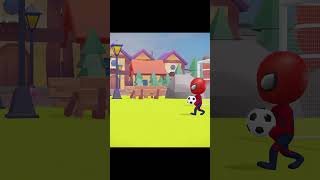 Baby Spiderman Playing Football hulk spidrman funny [upl. by Ayit]