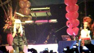 Keyshia Cole featuring Nicki Minaj  I Aint Thru Live at the Hammerstein Ballroom [upl. by Kotta482]