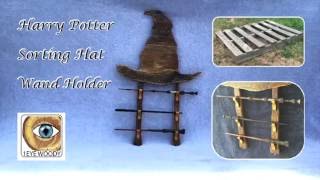 Making A Harry Potter Inspired Sorting Hat Wand Holder [upl. by Zales]