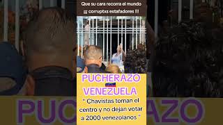 PUCHERAZO en VENEZUELA quotCHAVISTAS toman el CENTRO y NO dejan VOTAR a 2000 VENEZOLANOSquot 🇻🇪 [upl. by Katine469]