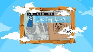 Tonic Craft Kit 26 UnBoxing  Baubles and Bows D [upl. by Tuesday]