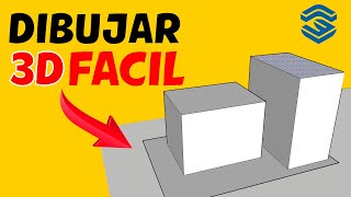 🟩 Como DIBUJAR en Sketchup 3D 2021 tutorial español ✔ Como USAR sketchup 3D Tutorial [upl. by Jesh]