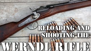 Shooting and reloading  the 1867 Werndl rifle in action [upl. by Jaynell]