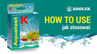 ZOOLEK Aquatest K  instrukcja [upl. by Ahsemad]