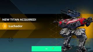 War Robots 200 Blackmarket progress gold  super chest openings f2p baby account wins many prizes [upl. by Gratt878]